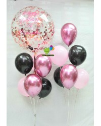 Confetti Latex Balloon Bouquet 3